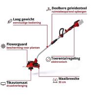 Einhell Power X-Change GE-CT 36/30 Li E Solo Accu Grastrimmer Zonder accu, Met beschermbeugel, Met draaggordel 36 V Snijbreedte max.: 300 mm - thumbnail
