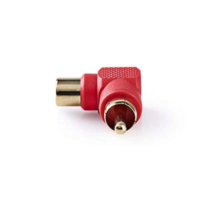 Nedis audioadapter mono op 90° hoek Cinch stekker -
