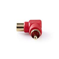 Nedis audioadapter mono op 90° hoek Cinch stekker - - thumbnail