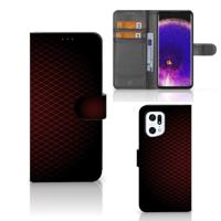 OPPO Find X5 Pro | Telefoon Hoesje | Geruit Rood | Portemonnee hoesje - thumbnail