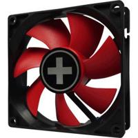 Simpletek PC-ventilator Zwart, Rood (b x h x d) 92 x 25 x 92 mm - thumbnail