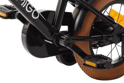 AMIGO 2Cool 12 Inch Jongens Terugtraprem Zwart