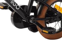 AMIGO 2Cool 12 Inch Jongens Terugtraprem Zwart - thumbnail