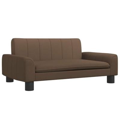 VidaXL Hondenmand 70x45x30 cm stof bruin VidaXL Hondenmand 70x45x30 cm stof bruin
