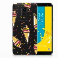 Samsung Galaxy J6 2018 | Siliconen Case | Icecream - thumbnail