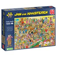 Jan Van Haasteren legpuzzel - het bejaardenthuis, 1000st. - thumbnail