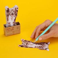 Mosterd Kat In Een Doos - thumbnail