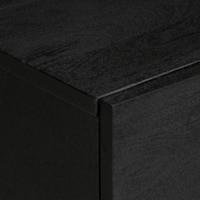 tv-meubel 105x33x46 cm bewerkt hout zwart - thumbnail
