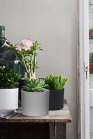 Mica Decorations bloempot Era rond 21,5xd23cm lichtgrijs - thumbnail