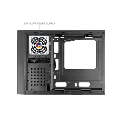 ATX/mATX Semi-toren BehuizingTooQ TQC-3008U3C Zwart