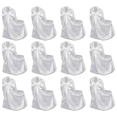 Stoelhoes voor bruiloft 12 st wit
