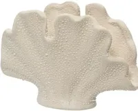 Decoris vaas keramiek koraal 7.5x14.6x9.8cm crème - thumbnail