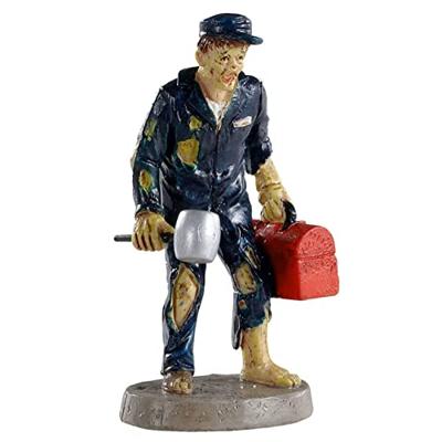 Lemax zombie mechanic halloween figuur Spooky Town 2020
