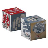 Haza Witbaard Dobbelsteen sint & co. - 12x12cm - thumbnail