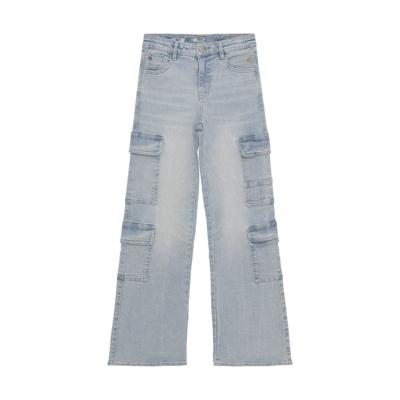 Indian Blue Jeans Winter cargo jeansbroek meisjes - blauw - wide fit