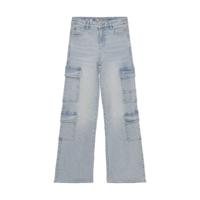 Indian Blue Jeans Winter cargo jeansbroek meisjes - blauw - wide fit - thumbnail