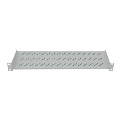 LogiLink SF2C45G 19 inch Apparaatbodem voor patchkast 2 HE Vast inbouw Geschikt voor kastdiepte: 600 mm Grijs
