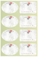 Metaltex Etiketten 6,7 X 4,6 Cm Papier Groen/grijs 64 Stuks - thumbnail