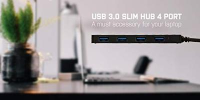 I-tec U3HUB404 USB 3.0 (3.1 Gen 1) Type-A 5000Mbit/s hub & concentrator - thumbnail