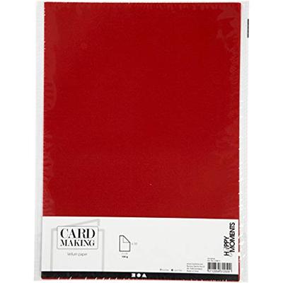 Creativ Company Vellumpapier a4 rood, 10 vellen Creativ Company Vellumpapier a4 rood, 10 vellen