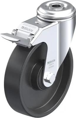 Blickle LKRA-POA 125K-FI Zwenkwiel met rem Wieldiameter: 125 mm Draagvermogen (max.): 120 kg 1 stuk(s)