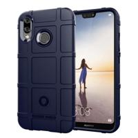 Volledige dekking schokbestendig TPU Case voor Huawei P20 Lite/Nova 3e (blauw) - thumbnail