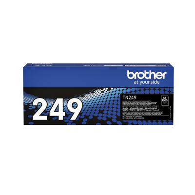 Brother toner, 4.000 pagina's, OEM TN-249BK, zwart
