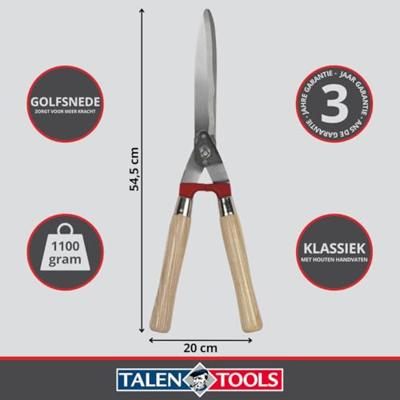 Talen Tools Heggenschaar Golfsnede