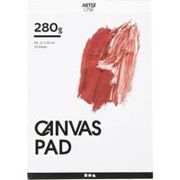 Creativ Company Https://www.cchobby.nl/canvas-blok-a4-vel-210x297-mm-280-gr-wit-10-vel-1-stuk - thumbnail