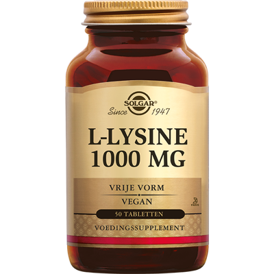 Solgar L-Lysine 1000 mg Tabletten Solgar L-Lysine 1000 mg Tabletten
