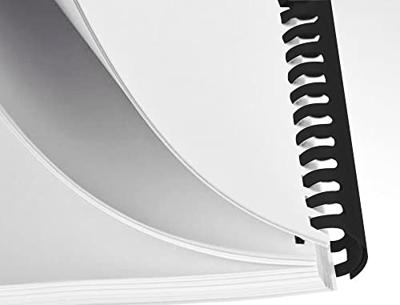 Q-CONNECT bindrug 8mm 21 rings 100 stuks zwart