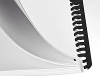 Q-CONNECT bindrug 8mm 21 rings 100 stuks zwart - thumbnail