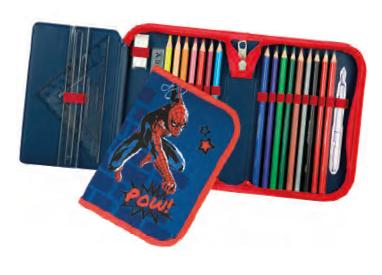 Undercover Gevulde etui spiderman