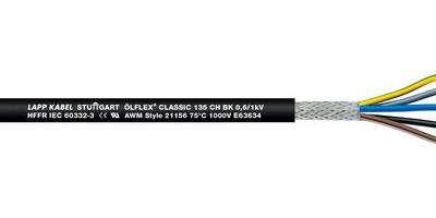LAPP Stuurstroomkabel 4 G 2.5 mm² Zwart 1123478/50 50 m