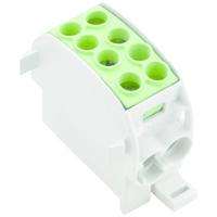 Weidmüller 1561670000 Verdeelblok Schroeven Groen 5 stuk(s) - thumbnail