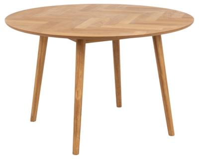 Bendt Ronde Eettafel 'Ebbe' Visgraat, 120cm