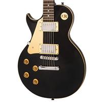 Vintage LH-V10BLK Coaster Series Left Hand Gloss Black linkshandige elektrische gitaar - thumbnail