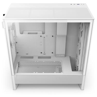 NZXT H5 Flow RGB - White 2024 NZXT H5 Flow RGB - White 2024