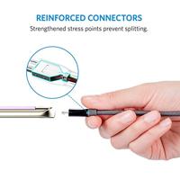 Anker Powerline+ 1,8 m Micro USB-kabel, de kwalitatief hoogwaardige, snellere en duurzamere oplaadkabel voor Samsung, Nexus, LG, Motorola, Android-smartphones en meer (Grijs) - thumbnail