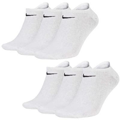 Nike SX7678 Everyday Lightweight No-Show Socks 3-Pack - Wit - 42-46 Nike SX7678 Everyday Lightweight No-Show Socks 3-Pack - Wit - 42-46