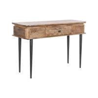 Wandtafel DKD Home Decor Natuurlijk Zwart Metaal Mangohout - thumbnail