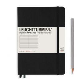 Leuchtturm Black, Medium (A5), 251 p., ruled