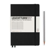 Leuchtturm Black, Medium (A5), 251 p., ruled - thumbnail