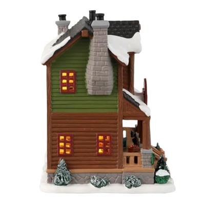 Lemax white mountain cider mill verlicht kersthuisje Vail Village 2023
