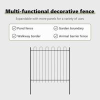 Tuinhek Grijs 1,7 x 1,5 m Poedercoating staal - thumbnail