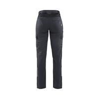 Blåkläder Dames industrie werkbroek stretch/elastiek 71441832 | Medium Grijs/Zwart | Maat 48 - 7330509763230 - thumbnail
