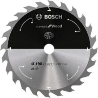 Bosch Accessoires Cirkelzaagblad St Wood 190X20X1.6/1.1X24T - 2608837704 - thumbnail