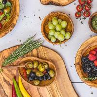 Cookinglife Serveerplank Tunea - Olijfhout - 41 x 17 cm - thumbnail