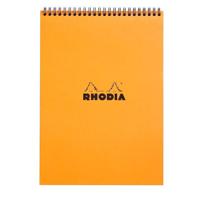 Spiraalblok rhodia a4 lijn 160pag 80gr or - thumbnail
