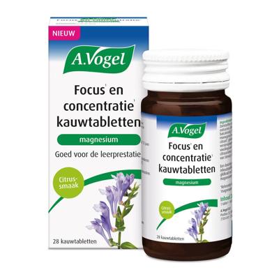 A Vogel Focus en concentratie 28 Kauwtabletten A Vogel Focus en concentratie 28 Kauwtabletten